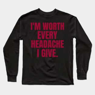 She's Worthy Long Sleeve T-Shirt